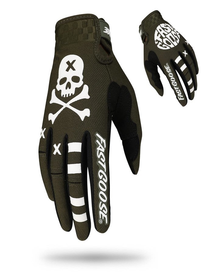 FASTGOOSE Dirt Bike Motorcycle Gloves Motocross Gloves Motorbike Riding Bike Gloves ATV MX MTB Off Road Racing Sports Cycling Glove (Olive, XX-Large) - Image 1