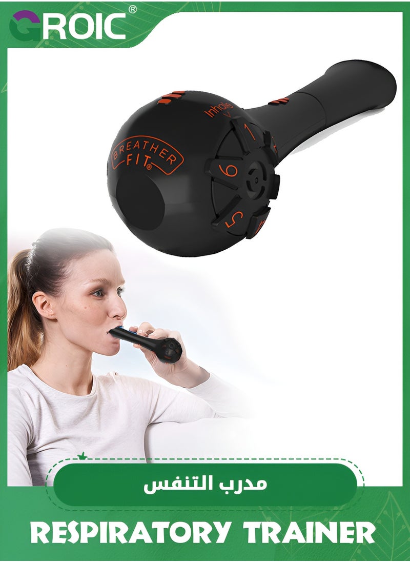 GROIC - Lung Exerciser Expander Device,Lung Breathing Trainer,Lung Trainer,Breathing Exercise Device for Lungs,silica gel Deep Breathing Exercise Trainer, Increase Lung Capacity, Breathing Exerciser Trainer - Image 1