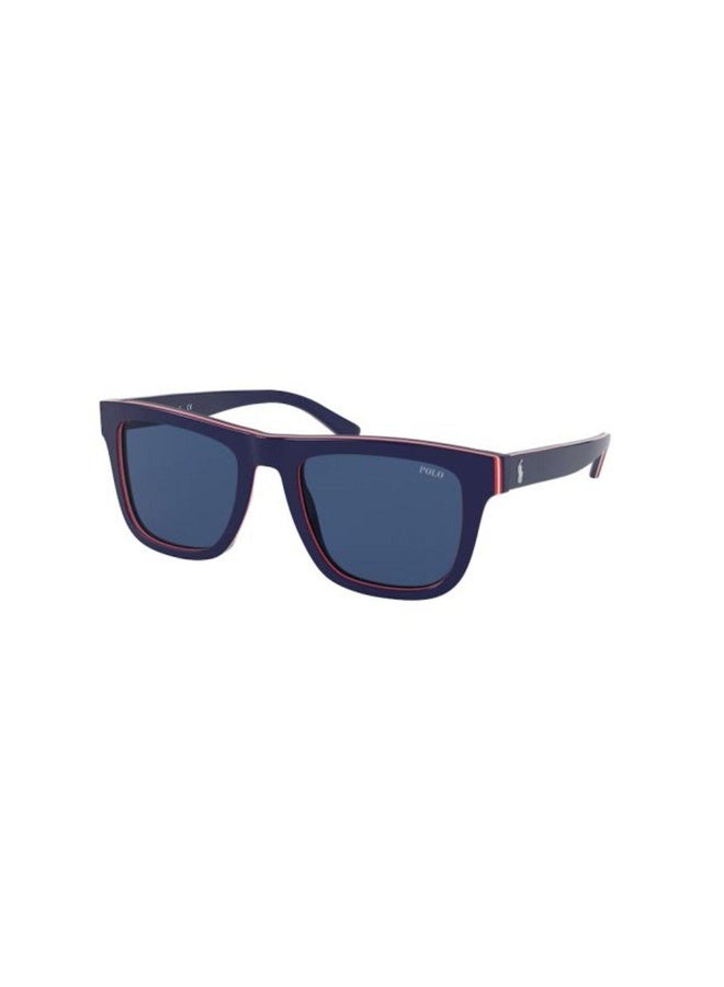 POLO Man Pillow  SUNGLASSES- PH 4161 - lense size:52mm - TOP BLUE/RED/WHITE/BLUE  - Image 1