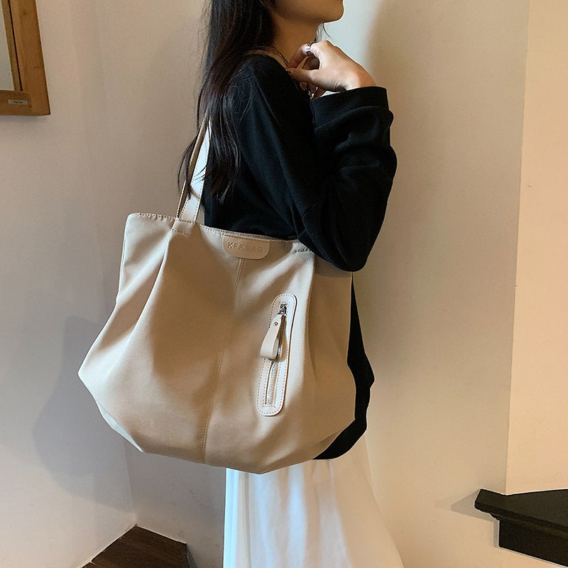 Commuter Large Capacity Hand Bag Female Student School Bag Pregnant Baby Mummy Bag Shoulder Crossbody Bag - Image 4