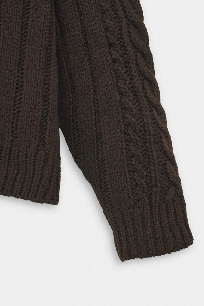 Giesto Coffee Brown GIESTO Men's Cotton Sweater for Men | Best Price UAE
