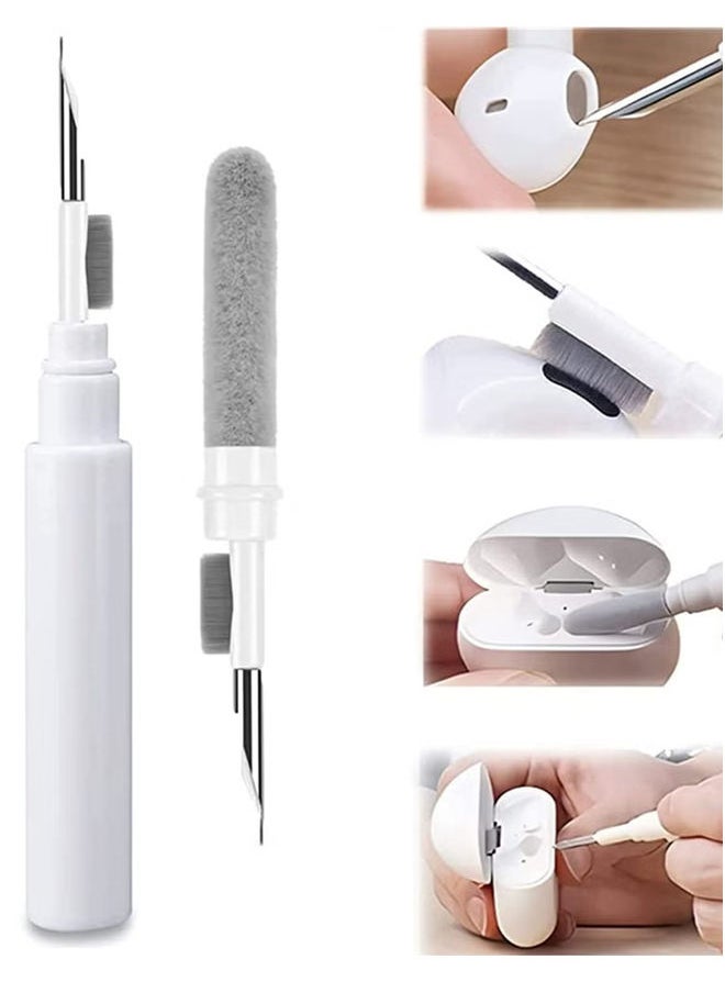 HuHa - Bluetooth Earbuds Cleaning Pen,3 in 1 Earphones Cleaner 360°Earbuds Cleaning Pen Kit, Multifunctional Portable Cleaning Dust Removal Brush Pen for Phone PC Laptop Air-pods Camera Lens - Image 1