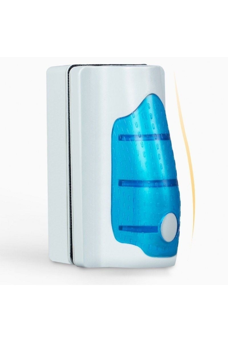 erorex Blue Fish Tank Glass Scraper Cleaner Floating Aquarium Cleaner Super Magnetic Clean Brush Aquarium