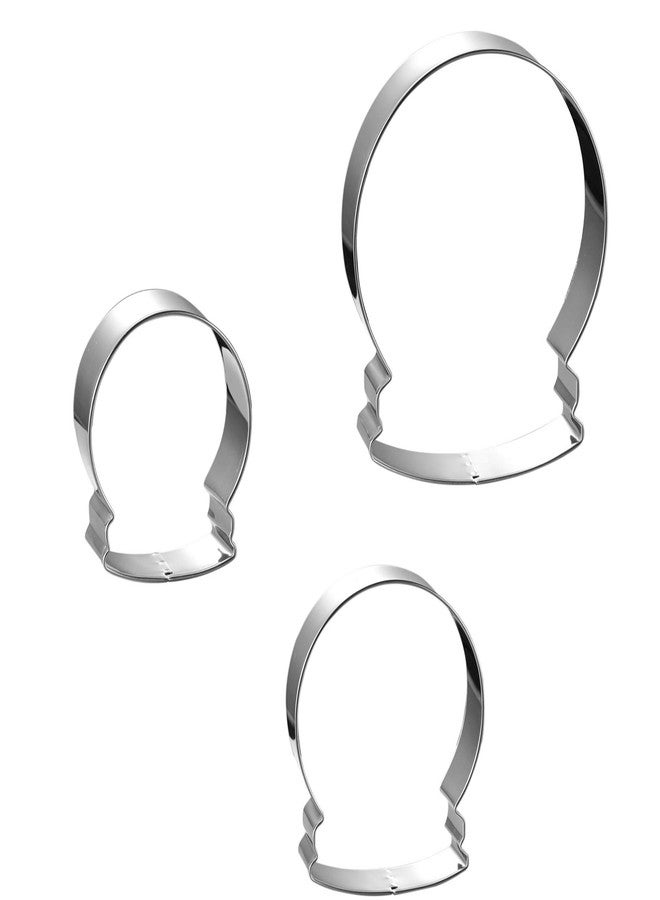 Maykito Christmas Winter Snow Globe Cookie Cutter Set - 3 Pieces In Graduated Size - Stainless Steel - Image 2
