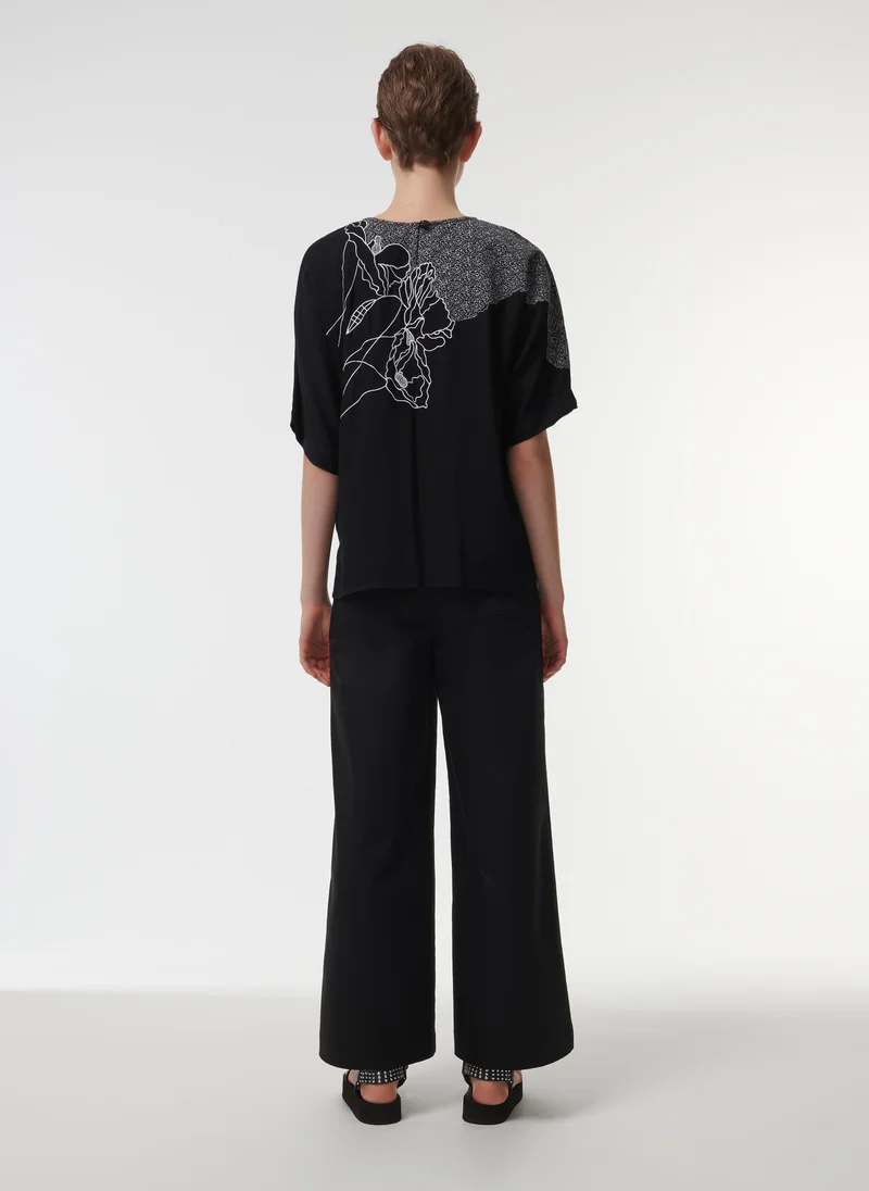 Leem  Floral Embroidered Top for Women | Best Price UAE