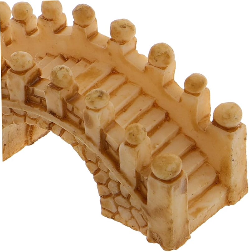 توتوريتي 2 قطعة جسر مقوس مصغر من الراتنج لتزيين حدائق الجنيات وتراريوم DIY - Image 4