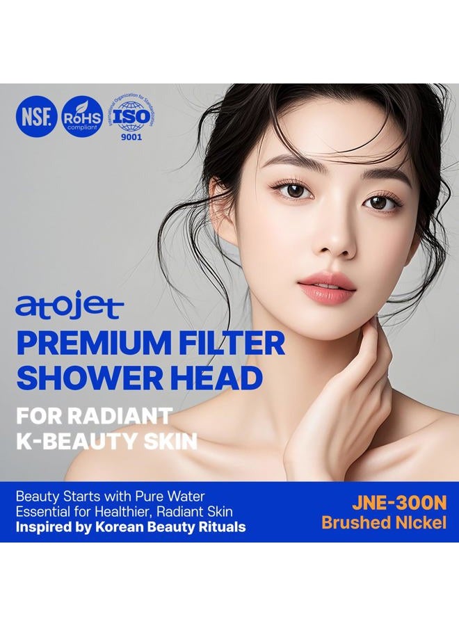 Atojet Premium Filtered Showerhead Crafted With Korea's Luxury Beauty Culture – Pure Carbon Filters for Softer Skin & Smoother Hair | Carbon Composite Filter | Single Showerhead (JNE300C-SNG-1) - Image 2