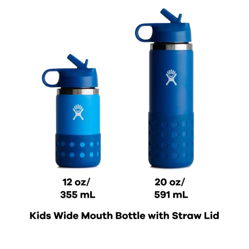 Hydro Flask 20 Oz Kids Wide Mouth Straw Cap And Boot Peony - Image 3