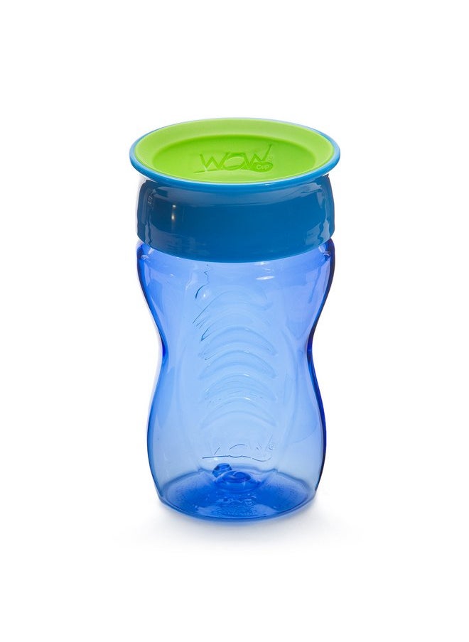 WOW GEAR Wow Cup for Kids 360 Sippy Cup, Blue, 10 oz / 296 ml  - Image 1
