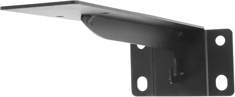Heavy Duty Floating Wall Shelf Brackets Black Metal Mounting Hardware - Image 2