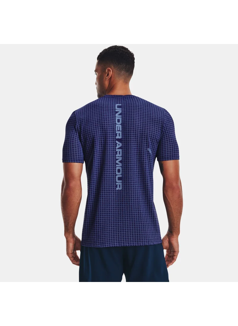 UNDER ARMOUR Men's Seamless Grid Training T-Shirt