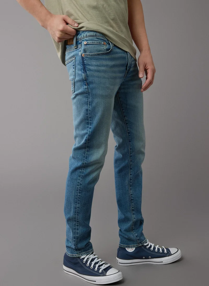 امريكان ايجل Airflex+ Rinse Wash Slim Fit Jeans