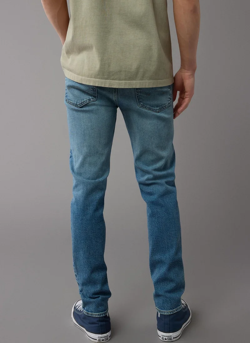 امريكان ايجل Airflex+ Rinse Wash Slim Fit Jeans