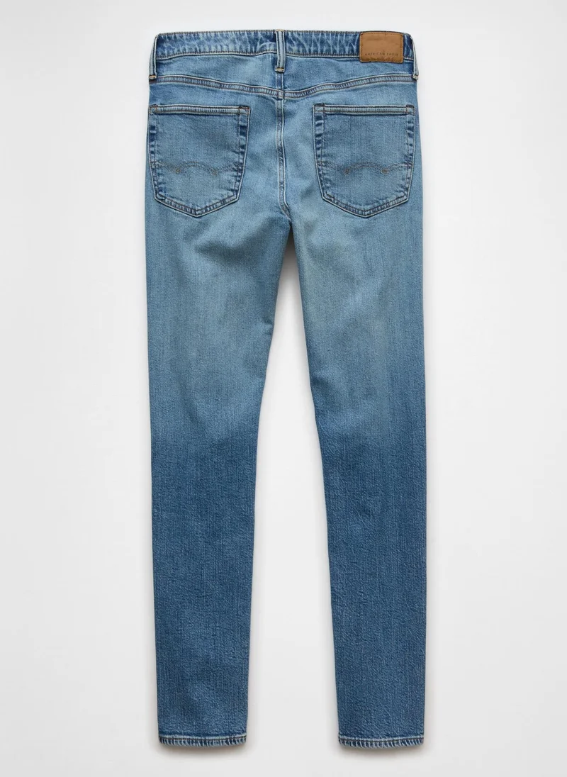 امريكان ايجل Airflex+ Rinse Wash Slim Fit Jeans
