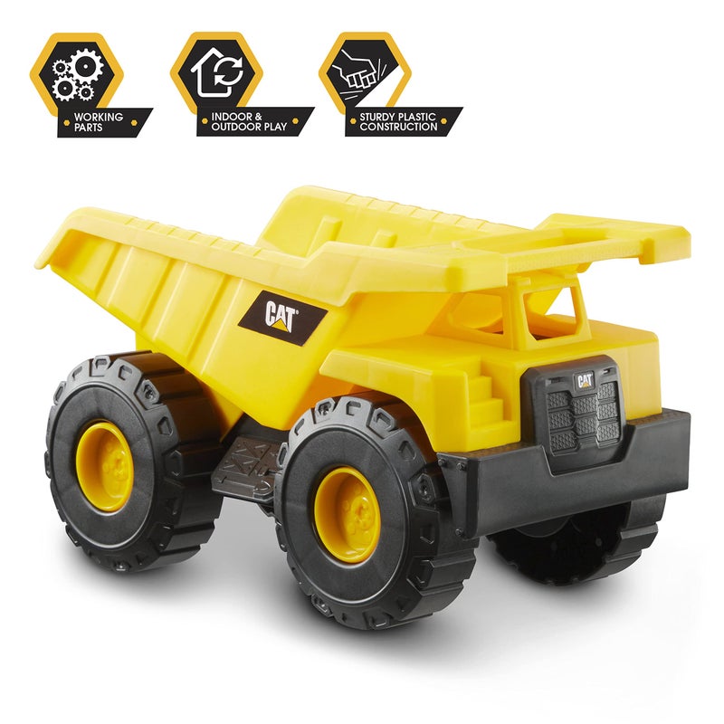 CAT Construction Toys, 2 Pack 10" Construction Fleet Toy Trucks with Articulated Parts, Fun and Durable for Indoor/Outdoor Use, Ages 2+ - Image 4