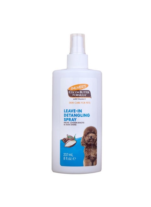 Palmer's for Pets Detangling & Conditioning Spray with Cocoa Butter 8 Fl Oz; Leave-in Dog Conditioner with Vitamin E and Cocoa Butter, De-Matting Spray for Dogs