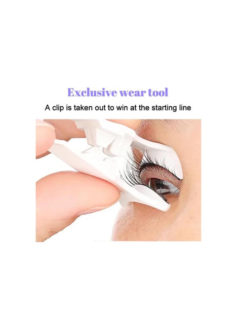 Ascribei Magnetic Lashes, Ascribei Magnetic Eyelashes, Reusable Magnetic Eyelashes with Applicator, False Eyelashes Kit Natural Look No Glue, Easy to Wear, Quick, Safe (MIX-1)