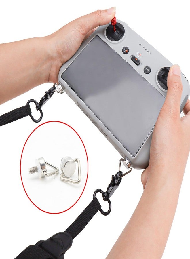 CQT Lanyard Neck Strap+Joysticks for DJI RC/RC 2 Controller,Adjustable Lanyard with 2Pair Controller Sticks for DJI FLIP Mini 4 Pro/Air 3/Mini3/DJI Mini 3 pro/Mavic 3 pro Remote Controller Accessories - Image 5