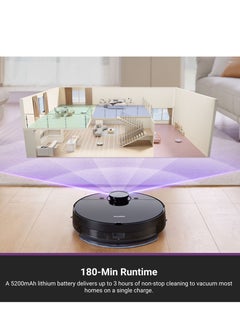 EUREKA Robot Vacuum Cleaner and Mop with 8000Pa Suction, 5th-Gen LDS, Multi-Floor Mapping, 180 min Runtime, 3 in 1 Robotic Vacuum Cleaner for Pet Hair, Carpet, Hard Floors, Work with App/Alexa, NER710 - pzsku/ZD0CFD714F157B7BDD5A6Z/45/_/1740454186/20cec6f3-e950-4b5d-892b-b58af113f42f