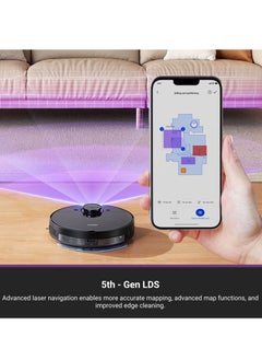 EUREKA Robot Vacuum Cleaner and Mop with 8000Pa Suction, 5th-Gen LDS, Multi-Floor Mapping, 180 min Runtime, 3 in 1 Robotic Vacuum Cleaner for Pet Hair, Carpet, Hard Floors, Work with App/Alexa, NER710 - pzsku/ZD0CFD714F157B7BDD5A6Z/45/_/1740454257/d63c6b45-3635-4d8d-bfe6-45d4b58938b5