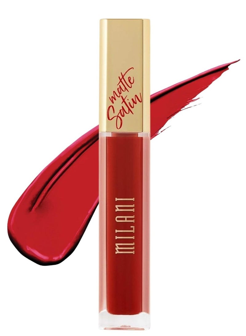 Milani Amore Satin Matte Lip Crème - Shade 10 (Satin) | Long-Lasting, Lightweight, Velvet-Matte Finish | Hydrating, Full-Coverage Liquid Lipstick - Image 1