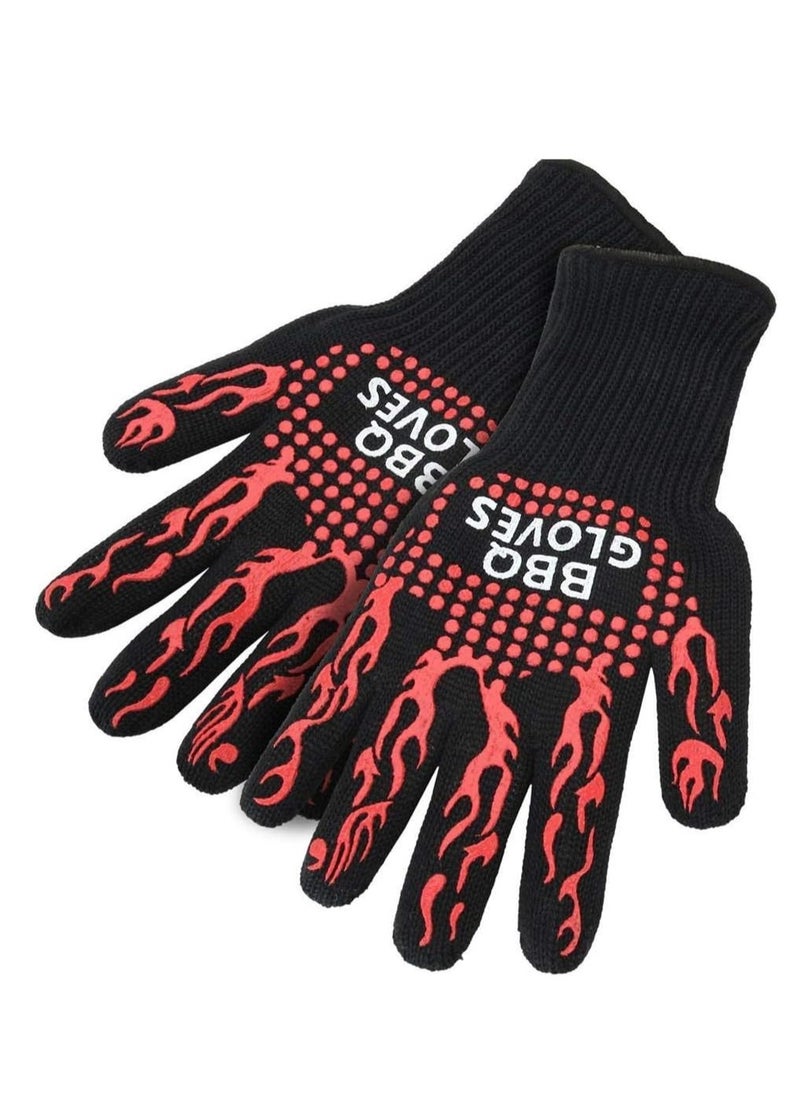 ELTRAZONE Cooking Gloves Extreme Heat Resistant Long Forearm Protection Grilling Cooking Gloves Grill & Kitchen Accessories  - Image 2