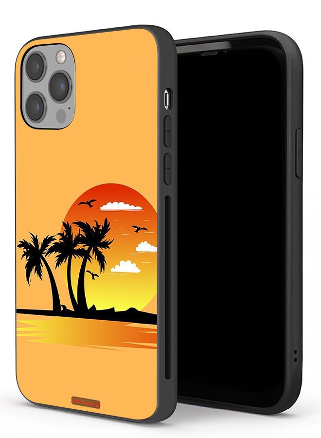 Tolwak Apple iPhone 12 Pro Max Protective Case Drawing Abstract Design - Image 1