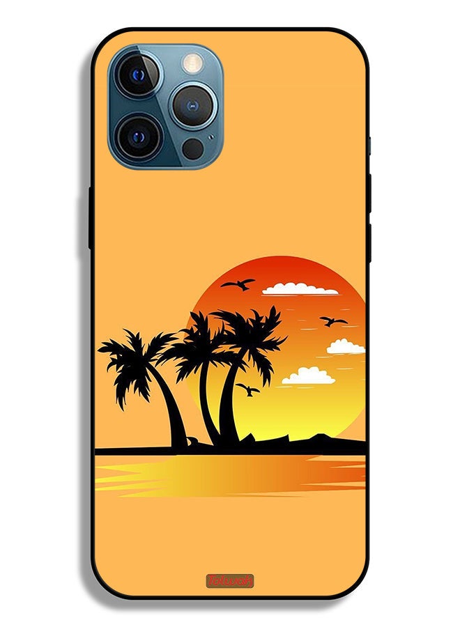 Tolwak Apple iPhone 12 Pro Max Protective Case Drawing Abstract Design - Image 2