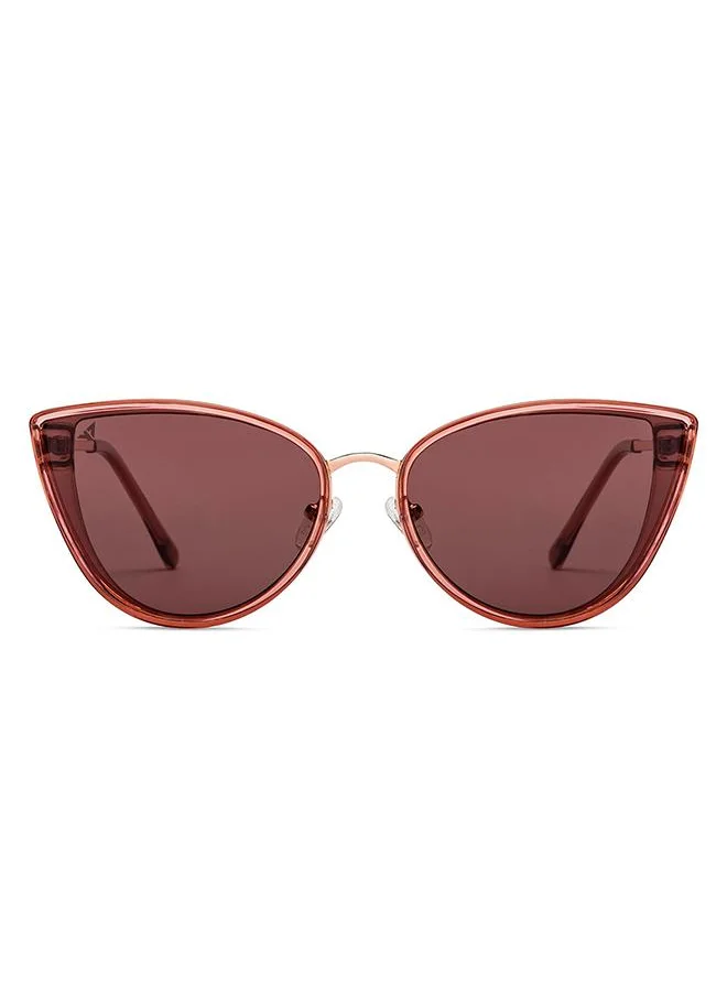 VINCENT CHASE Women's Rim Cateye All-Time Hits Branded Latest And Stylish Sunglasses Polarized And 100% UV Protected Women Large VC S11759