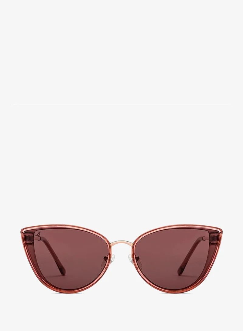 VINCENT CHASE Women's Rim Cateye All-Time Hits Branded Latest And Stylish Sunglasses Polarized And 100% UV Protected Women Large VC S11759