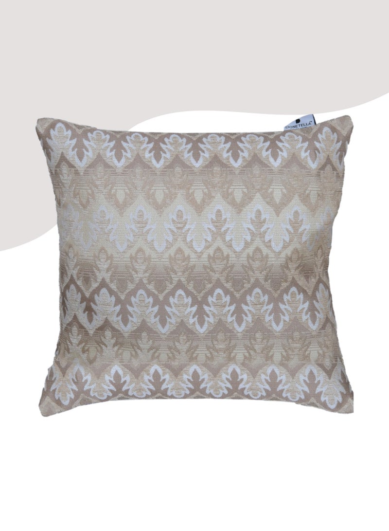 Donetella Cushion Cover,45X45 Cm (18X18 inch) 1-Pcs Decorative Throw Pillowcases Without Filler With Beautiful Abstract Art For Sofa Bed Living Room And Couch, Lemon Grass  - Image 1