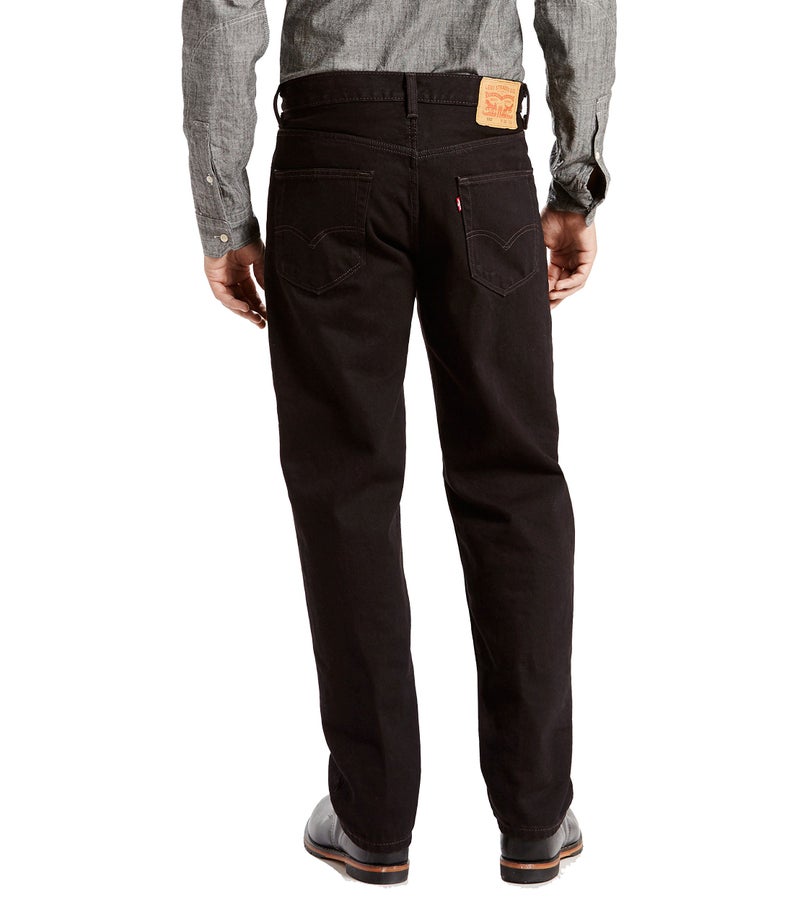 Levi's جينز ليفي للرجال 550 بقصة مريحة (متوفر أيضًا في الحجم الكبير والطويل)، أسود، 44W x 34L - Image 3