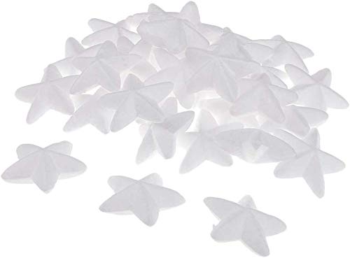 30pcs Foam Models Balls Star Shape Balls for DIY Craft Modeling Wedding Decorations