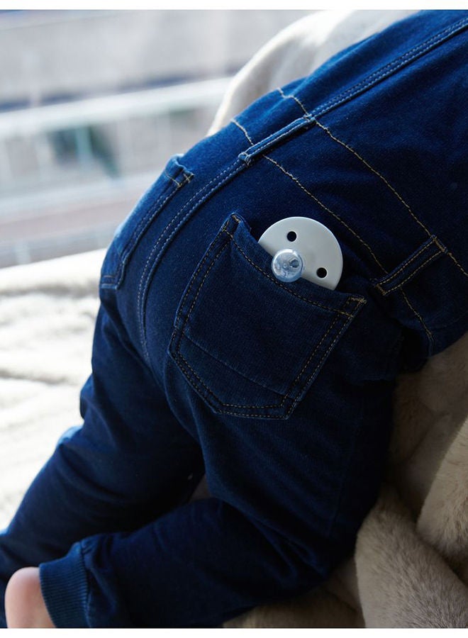 Mininor عبوة من 1 مصاصة مطاطية دائرية للأطفال، 0 شهور +، مثلج - Image 3