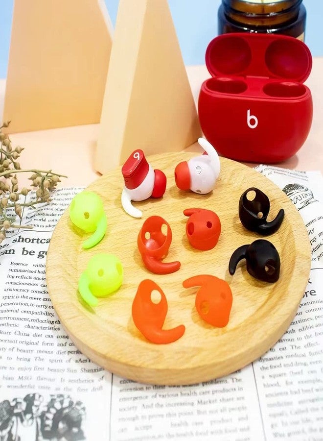 ALXCD Anti Slip Ear Hook Compatible with Beats Studio Buds, 5 Pairs Anti-Slip Anti Lost Earbuds Hook Sport Ear Hooks, Compatible with Beats Studio Buds, 5 Pairs 5 Colors - Image 4