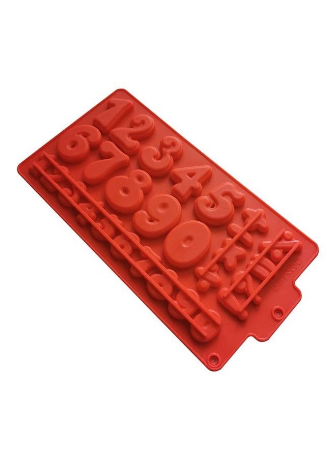 asmat 0-9 Number Cavities Chocolate Silicone Mold Large Number Baking Mold Resin Mold Cake Pan Mold for Biscuit Ice Cube Tray  - Image 3