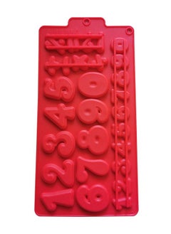 asmat 0-9 Number Cavities Chocolate Silicone Mold Large Number Baking Mold Resin Mold Cake Pan Mold for Biscuit Ice Cube Tray  - Image 2