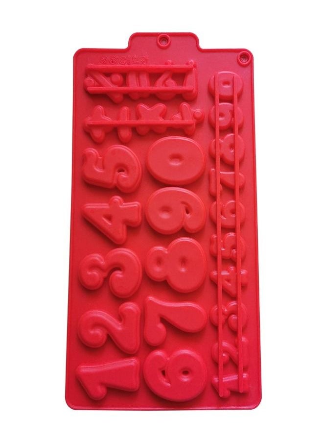 asmat 0-9 Number Cavities Chocolate Silicone Mold Large Number Baking Mold Resin Mold Cake Pan Mold for Biscuit Ice Cube Tray  - Image 2