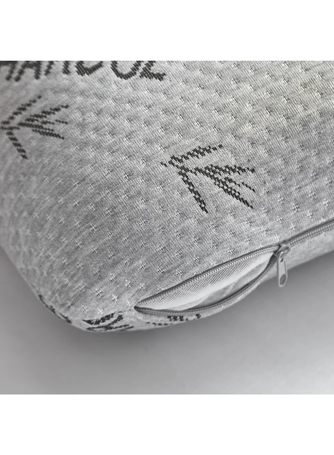 Home Box Relax Bamboo Charcoal Memory Foam Pillow 40 x 13 x 60 cm