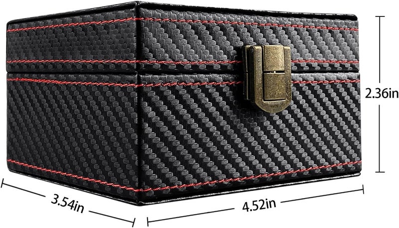 Faraday Box for Car Keys, Key Fob Protector Leather Signal Blocker Box Anti Theft Car Key Box Car Key Signal Blocker RFID Signal Blocker & Anti-Theft Faraday Box - Image 2