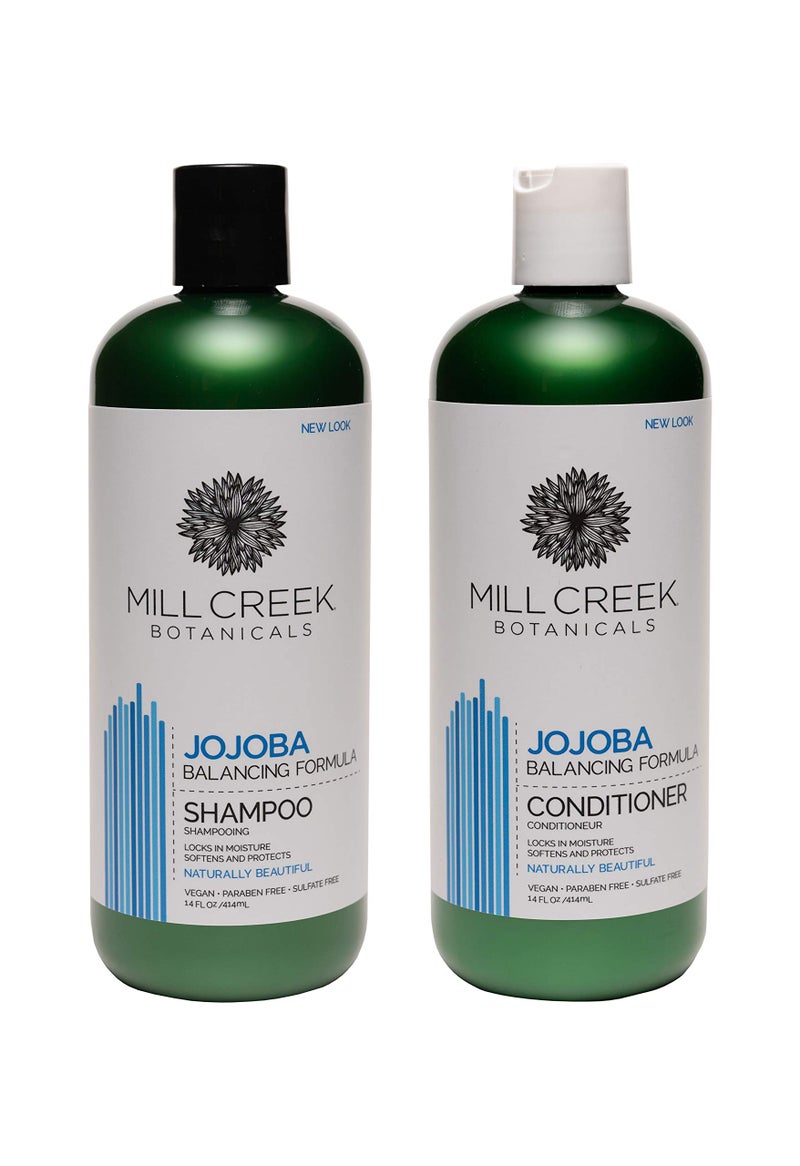 Mill Creek Botanicals Jojoba Shampoo and Conditioner Bundle - Image 1