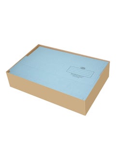 FIS FIS Document Wallets Blue Color, Pack of 50 Pcs, 320 gsm, F/S (210 x 330 mm) Size - FSFF8BL  - Image 3