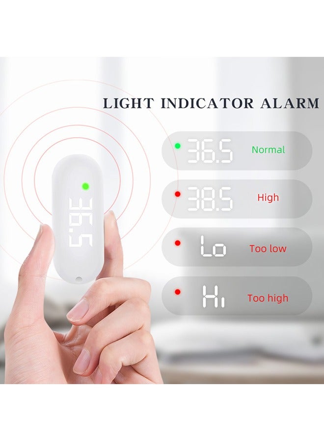 Unique Rechargeable Infrared Forehead Thermometer for Kids - Baby Thermometer for Infants - Portable Infrared Digital Thermometer - Digital Thermometer for Adults and Kids - Baby Essentials Must Haves for Newborn By (White) - Image 5