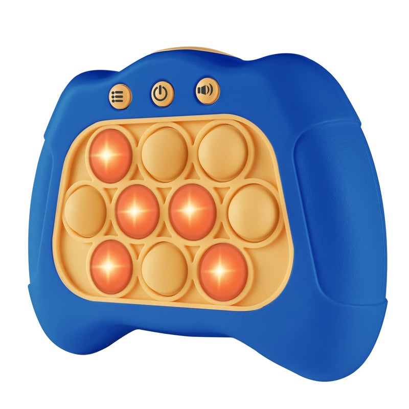 Intoypad Pop The Target Handheld Speed Push Game Machine A Fun Multiplayer Game for Family Sensory Fidget Toy Christmas Toys Gifts for 6 7 8 9 10 11 12 Years Old Kids Road Trip Car Games Kids Blue - Image 2