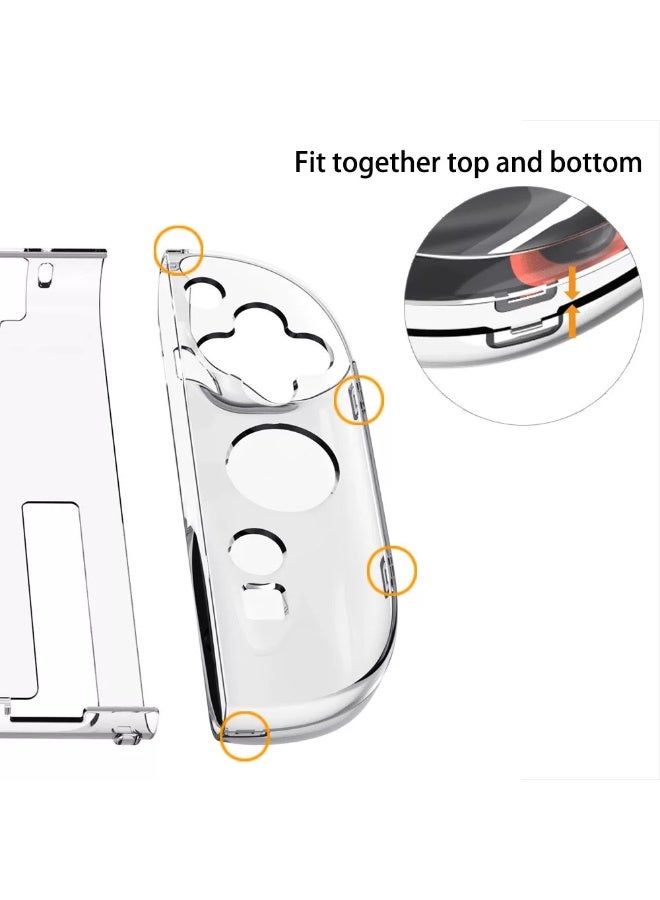 سام جراب واقٍ من الكريستال الشفاف متوافق مع Nintendo Switch 2 PC مادة مقاومة للصدمات والخدش مع وظيفة الحامل - Image 5