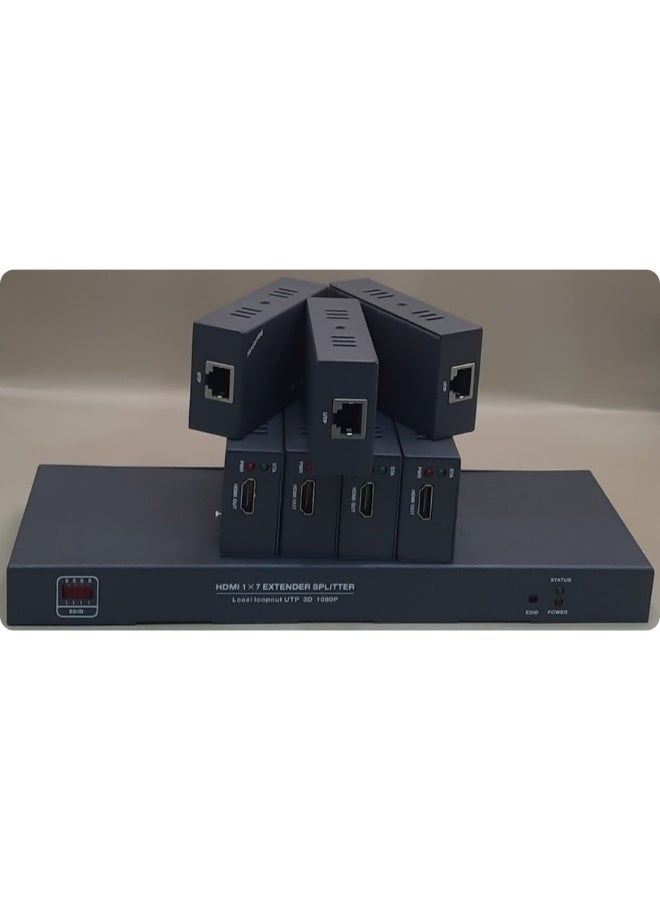 موزع موسع HDMI 1×7 - Image 1