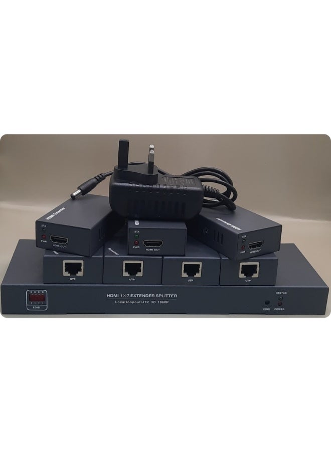 موزع موسع HDMI 1×7 - Image 2