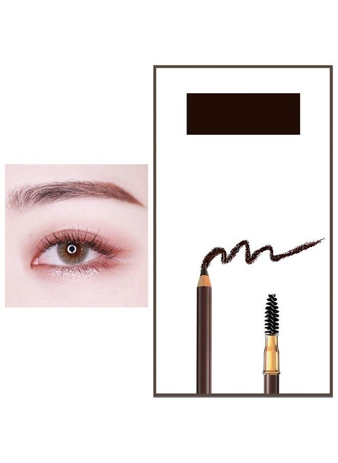 Bodermincer 1 pcs Makeup Eyebrow Enhancer 12H Long Lasting Sweat &Waterproof Eyebrow Pencil Pen Dark Brown Eye Brow Pencil 5 Colors to Choose (2# Dark Brown)  - Image 1