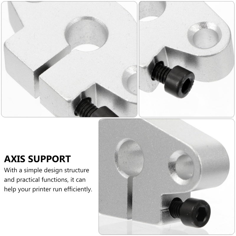 Linear Shaft Bracket Support Clamp Set of 4 for 8mm 3D Printer Guide Rod Mount - Image 4