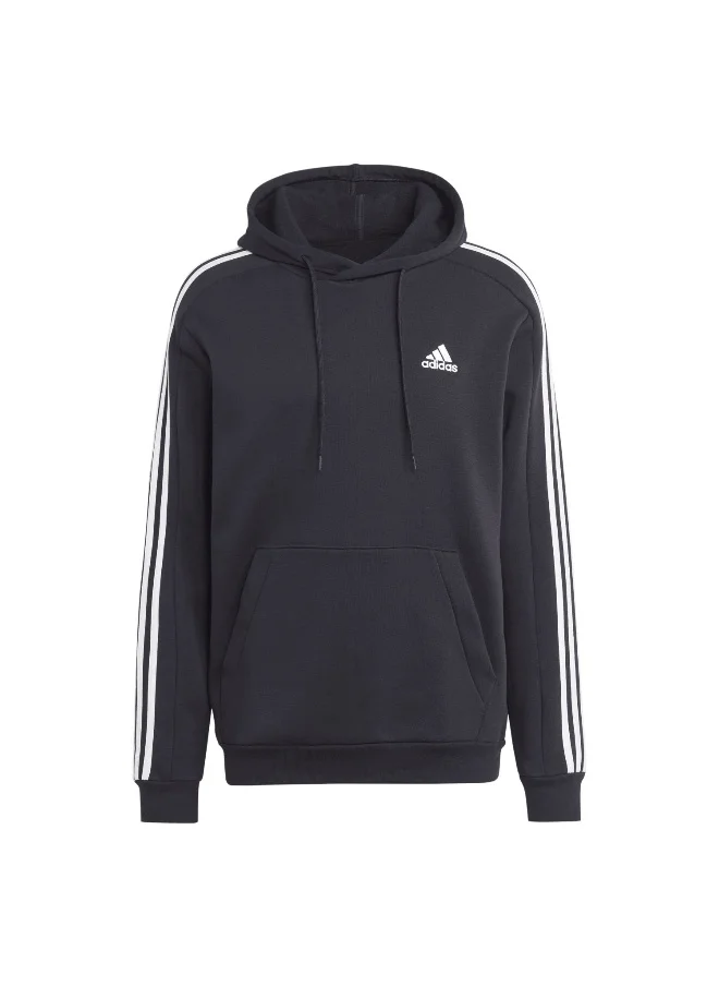 اديداس adidas M 3S Fl Hd Black Training Sweatshirts 2XS